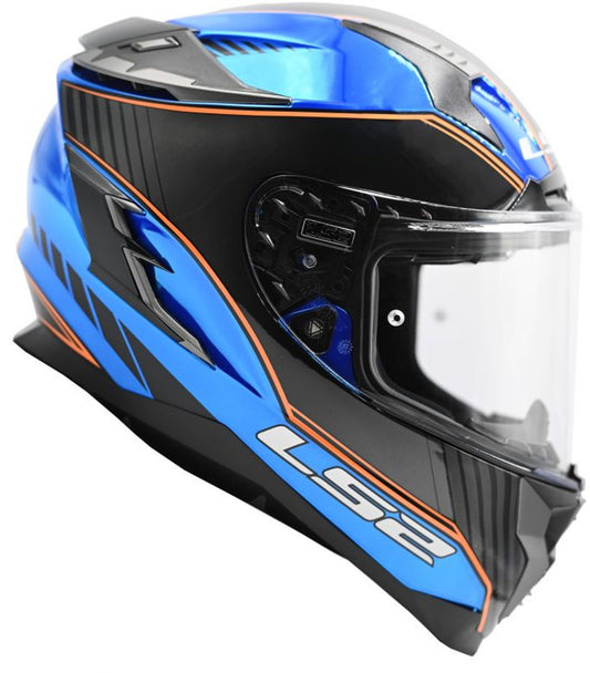 LS2 Challenger GT Boss Full Face Street Helmet (Gloss Blue)