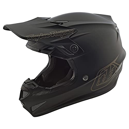 Troy Lee Designs Youth SE4 Polyacrylite Helmet with MIPS - Mono (Midnight Black)