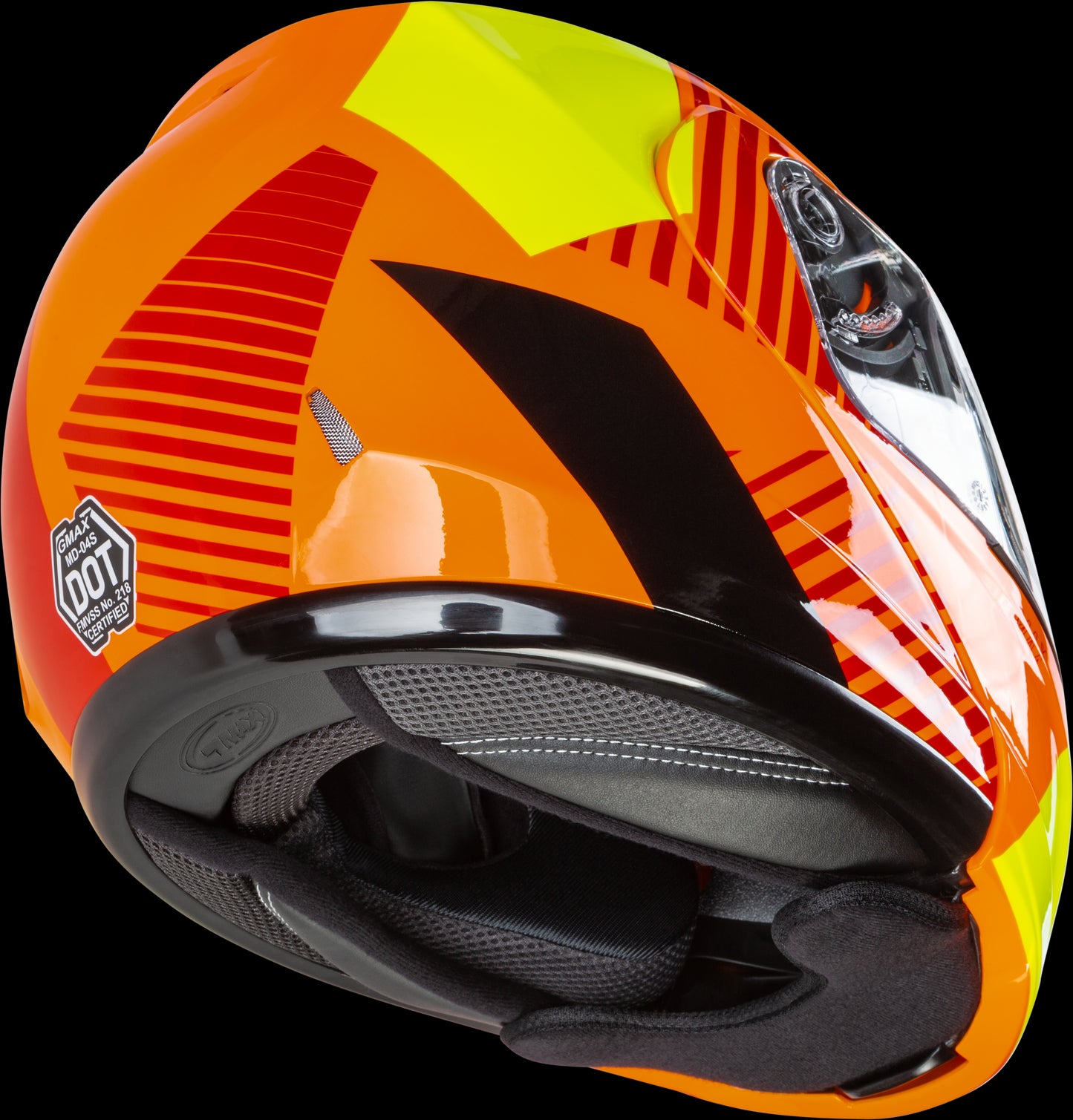 GMAX MD-04S Reserve Modular Snow Helmet w/ Electric Shield (Neon Orange/Hi-Vis) - 3XL