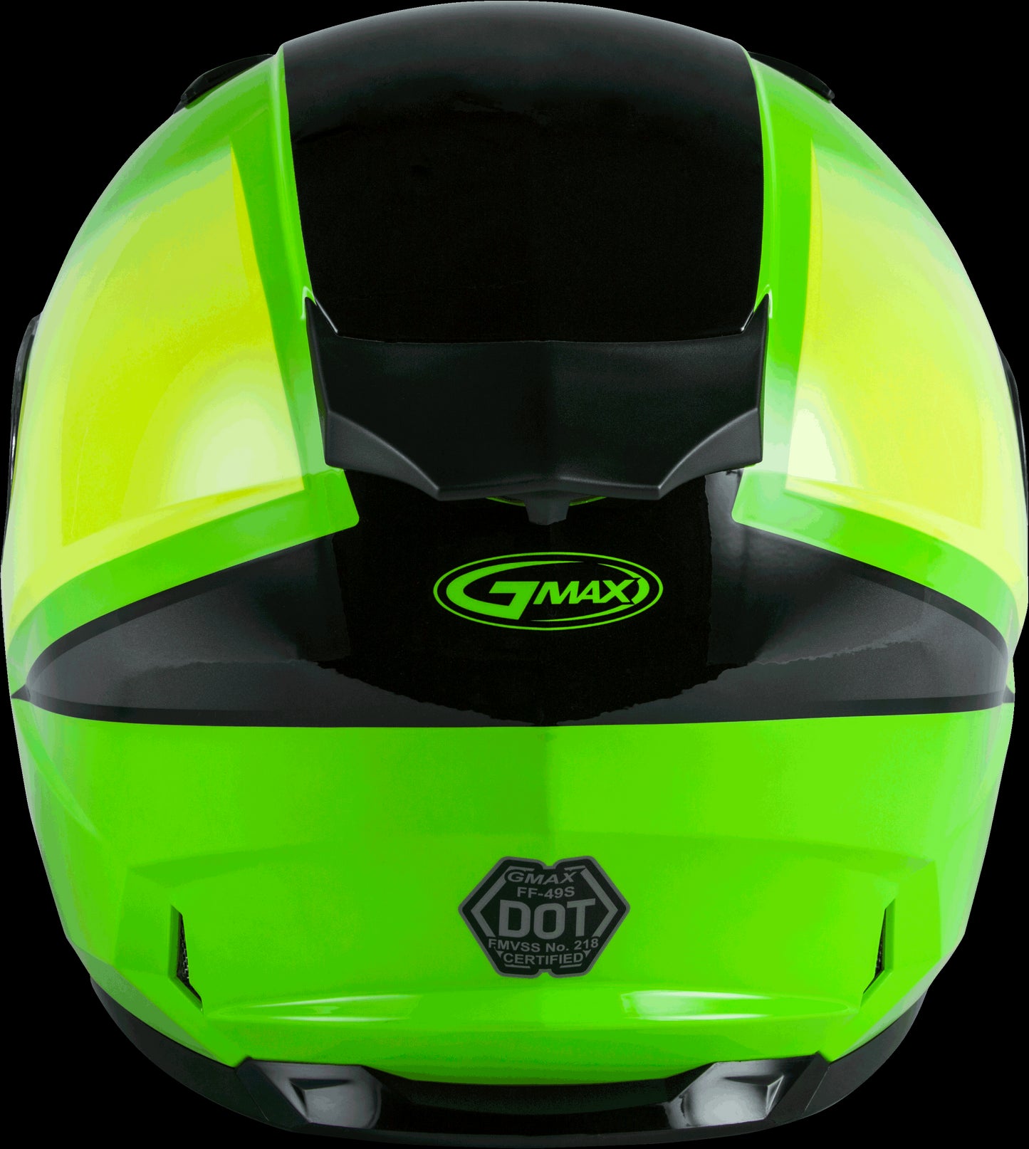 GMAX FF-49S Hail Snow Helmet (Neon Green/Hi-Vis/Black)