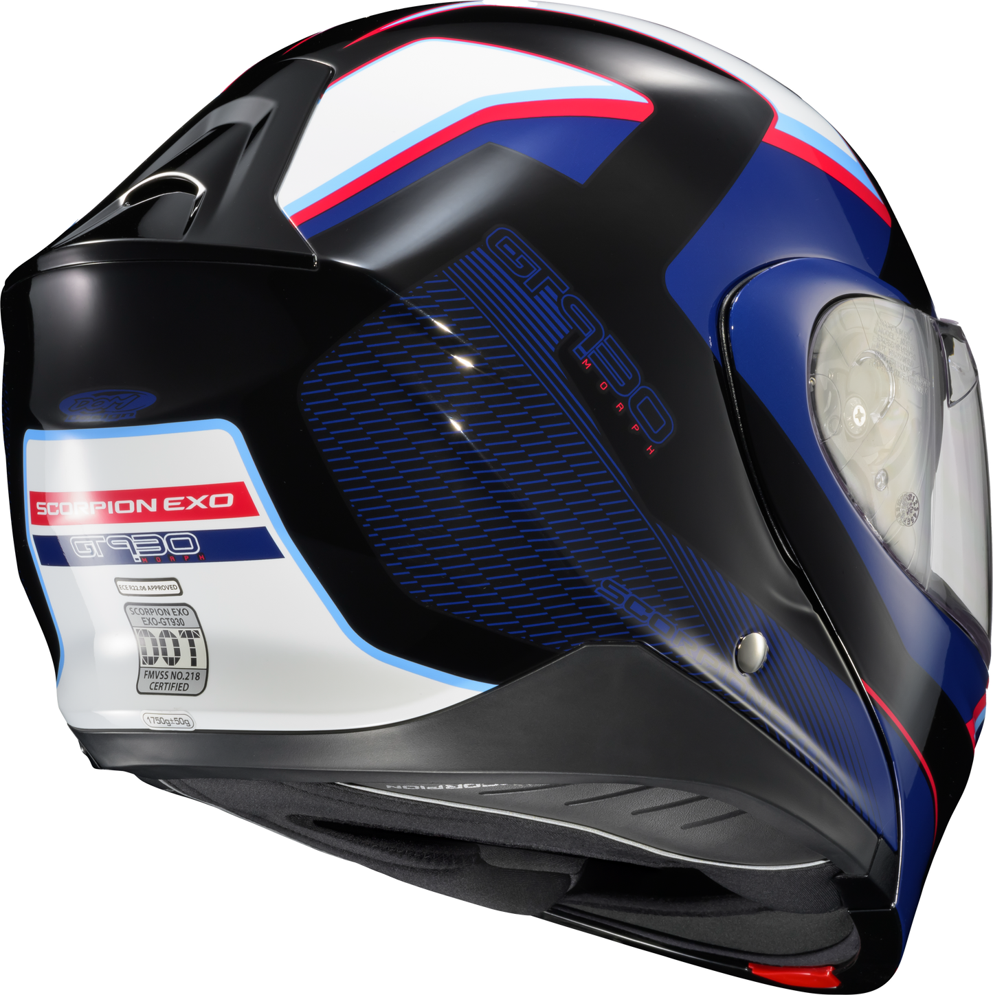 Exo Gt930 Transformer Helmet Morph Blue/Red Xl