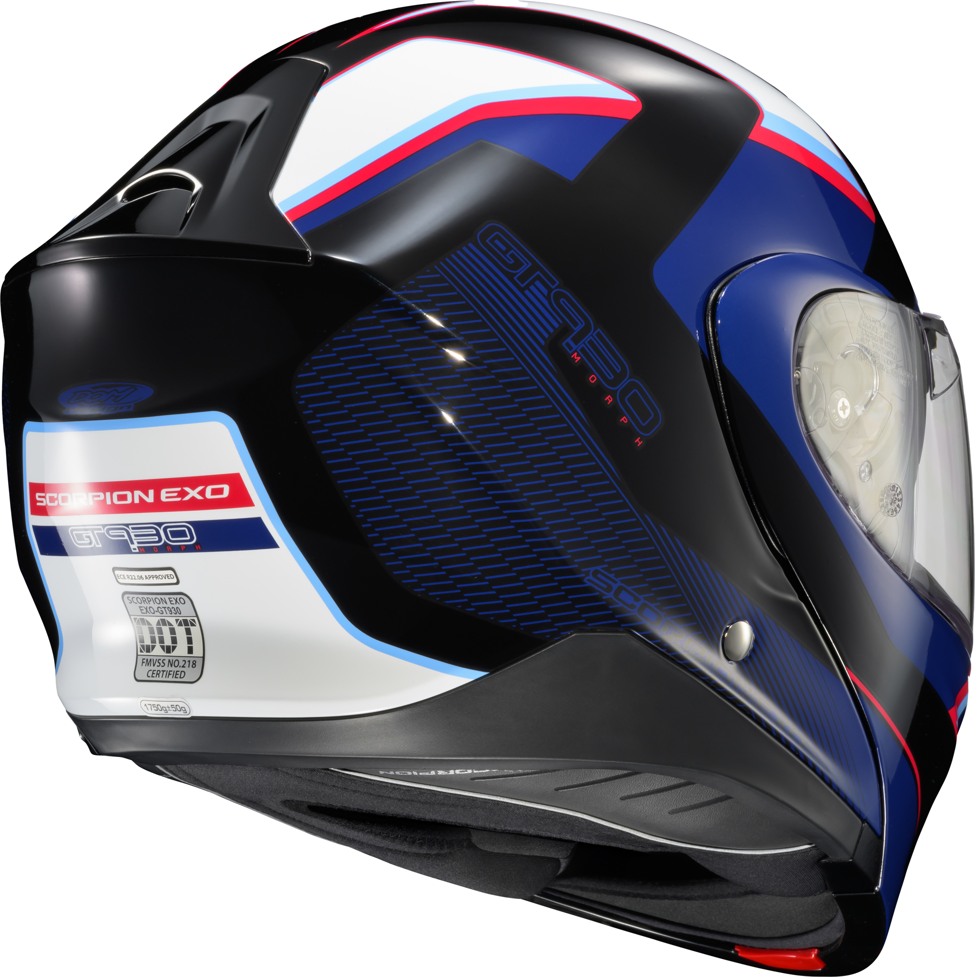 Exo Gt930 Transformer Helmet Morph Blue/Red Xl