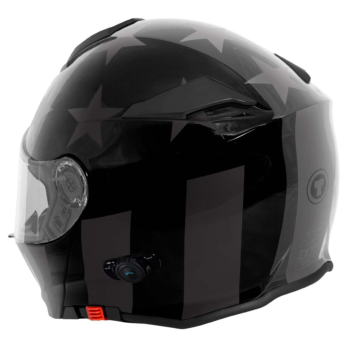 TORC T28B Bluetooth Motorcycle Helmet (Dark Star) - Small