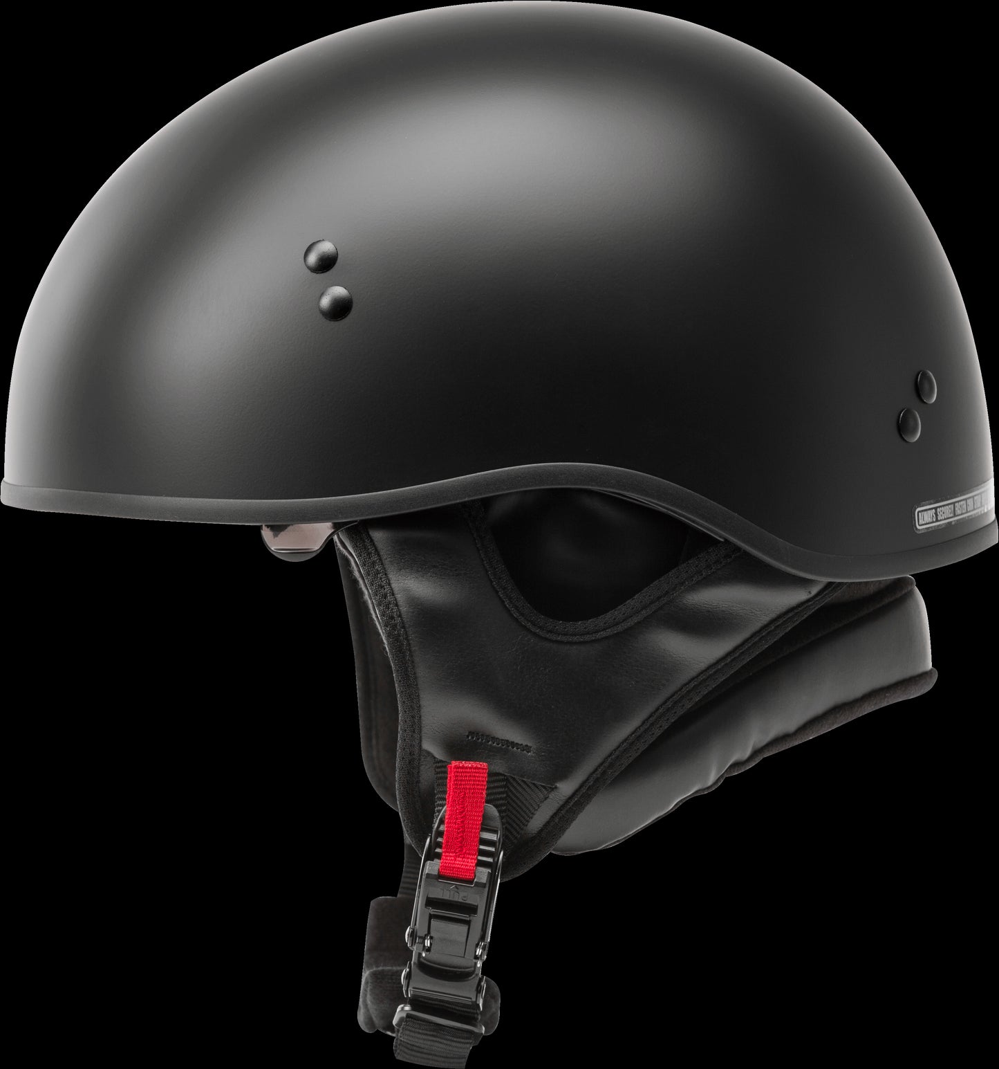 GMAX HH-65 Naked Half Helmet (Matte Black) - XS