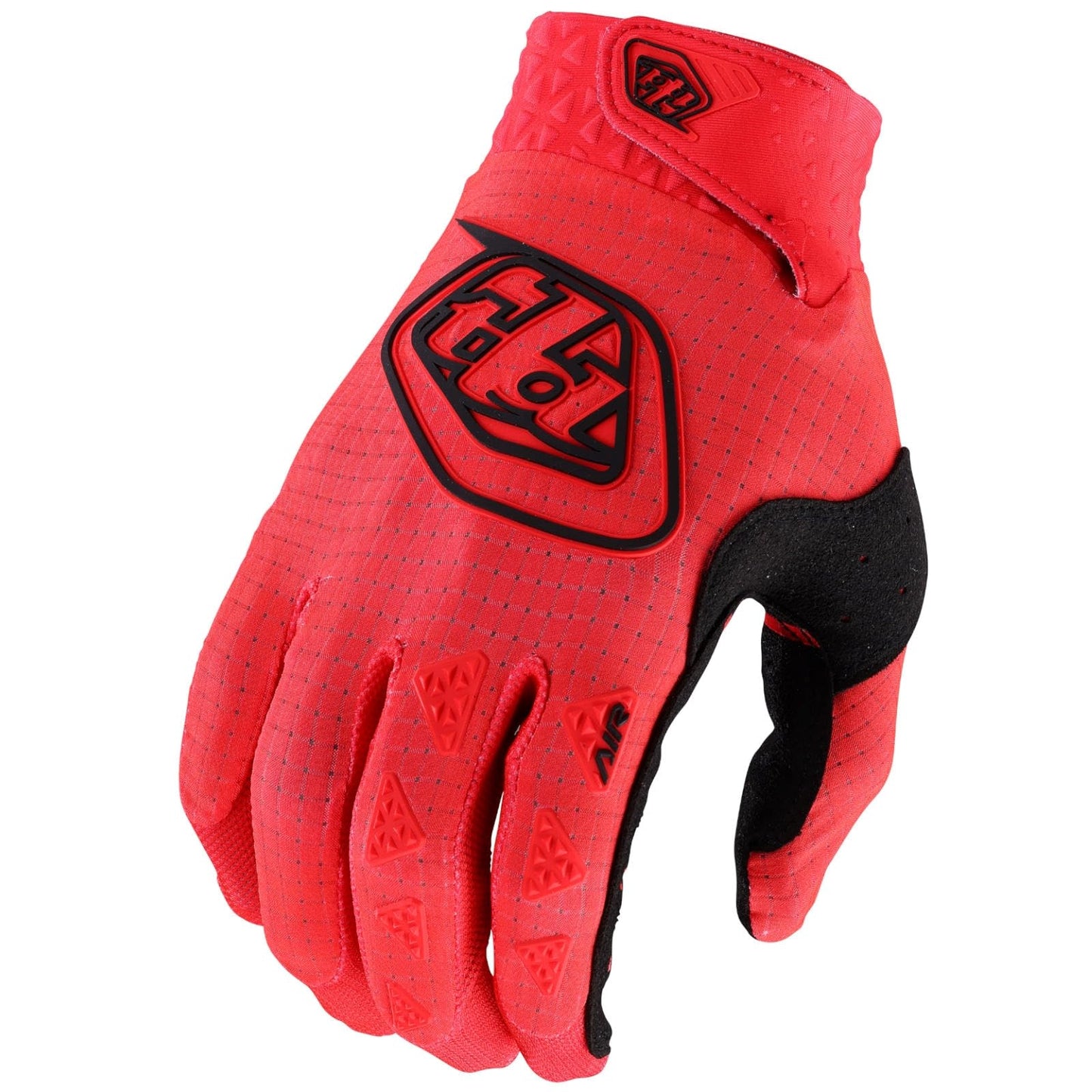 Troy Lee Designs Air Solid Mens MX Offroad Gloves (Glow Red) - Small