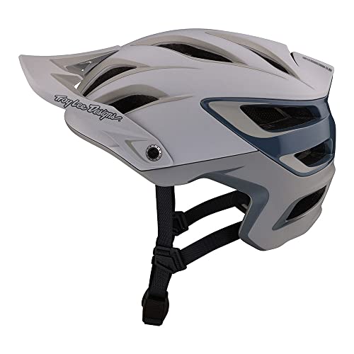 Troy Lee Designs A3 Uno Adult Mountain Bike Helmet MIPS  (Light Gray)