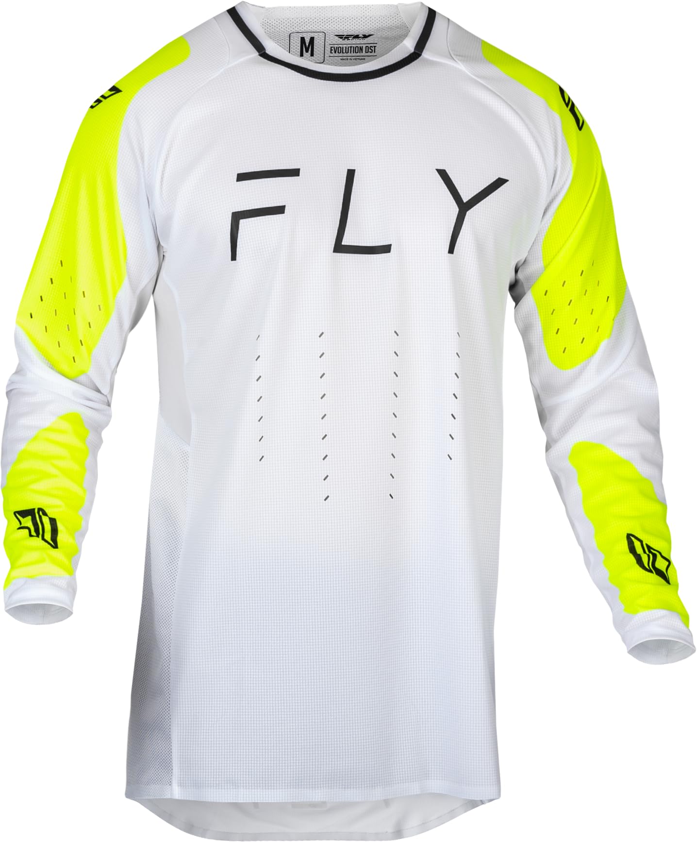 Fly Racing Evo DST Men's Jersey (White/Hi-Vis) - Small