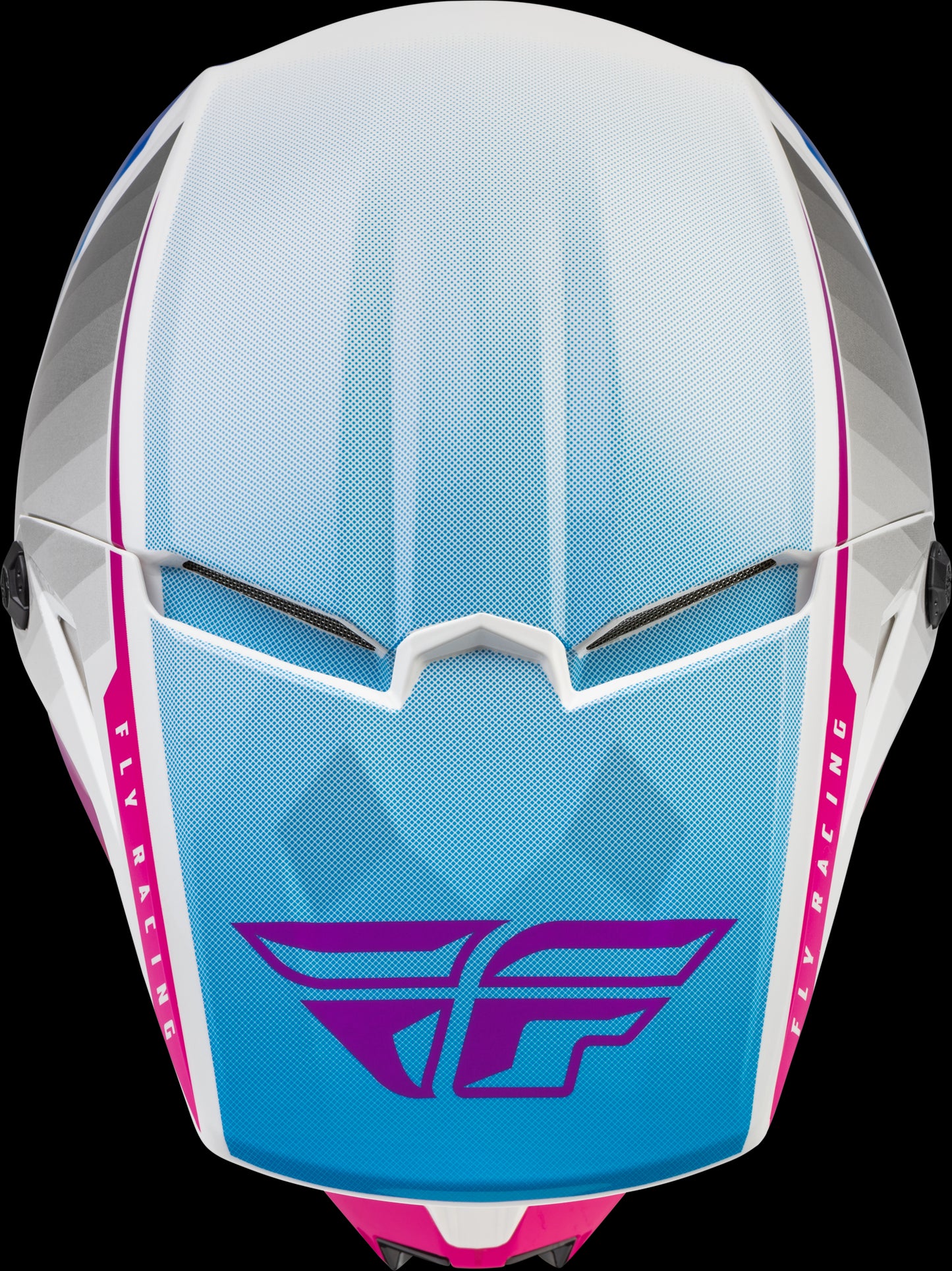 Fly Racing Kinetic Drift Helmet (Pink / White / Blue) - 2XL