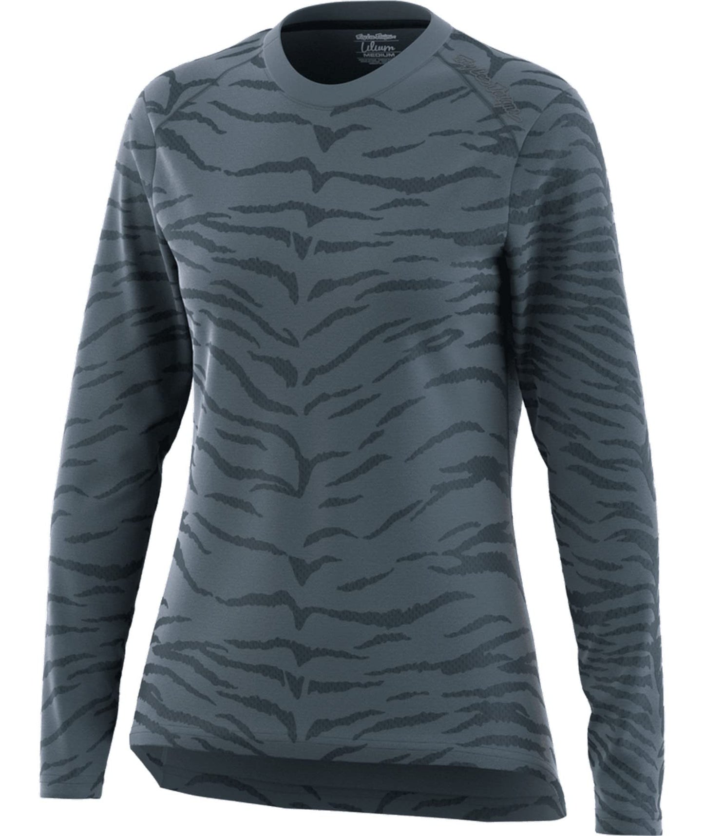 Troy Lee Designs Lilium Long-Sleeve Jersey - Women's Steel Green, XL