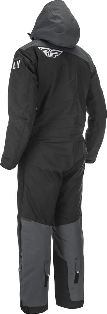 Fly Racing Insulated Cobalt Snowmobile Monosuit (Black/Grey) - 3XL