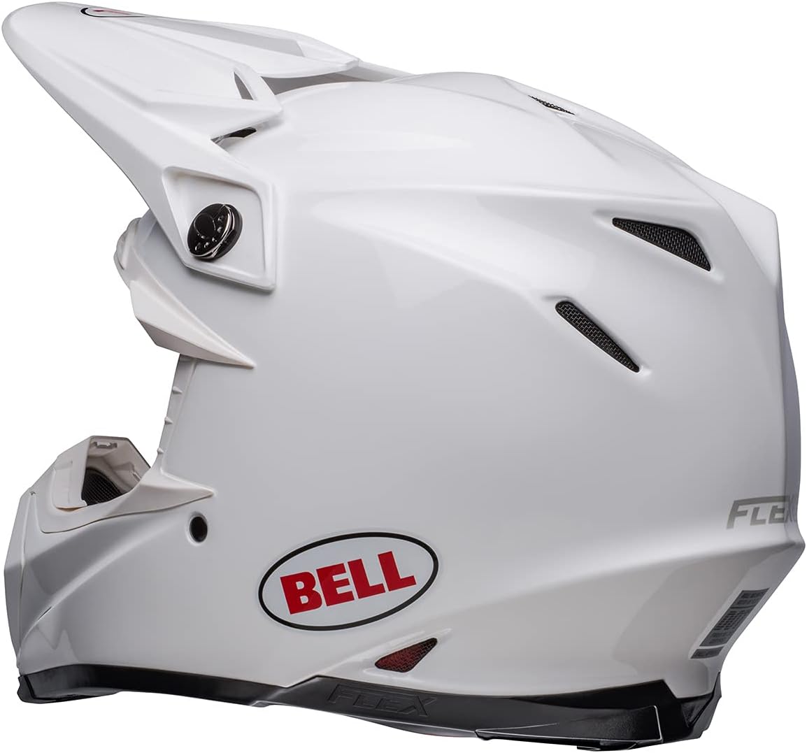 Bell Moto-9S Flex Helmets (Gloss White)