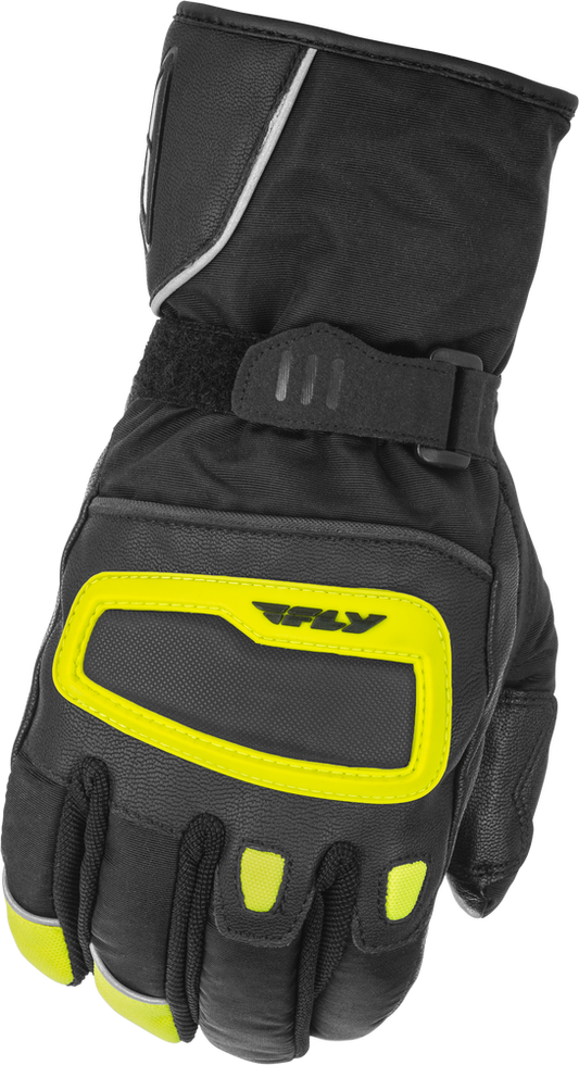 FLY Racing Xplore Motorcycle Gloves (Black / HI-VIS)