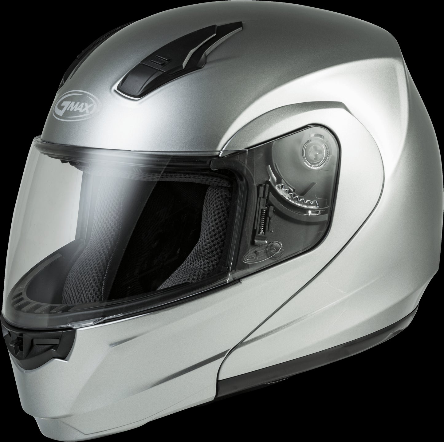 GMAX MD-04 Modular Helmet (Metallic Silver) - Small