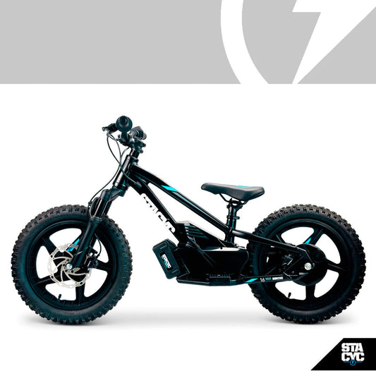 STACYC Brushless 16eDRIVE Elite Electric Balance Bike for Kids AES 6-8 Years Old