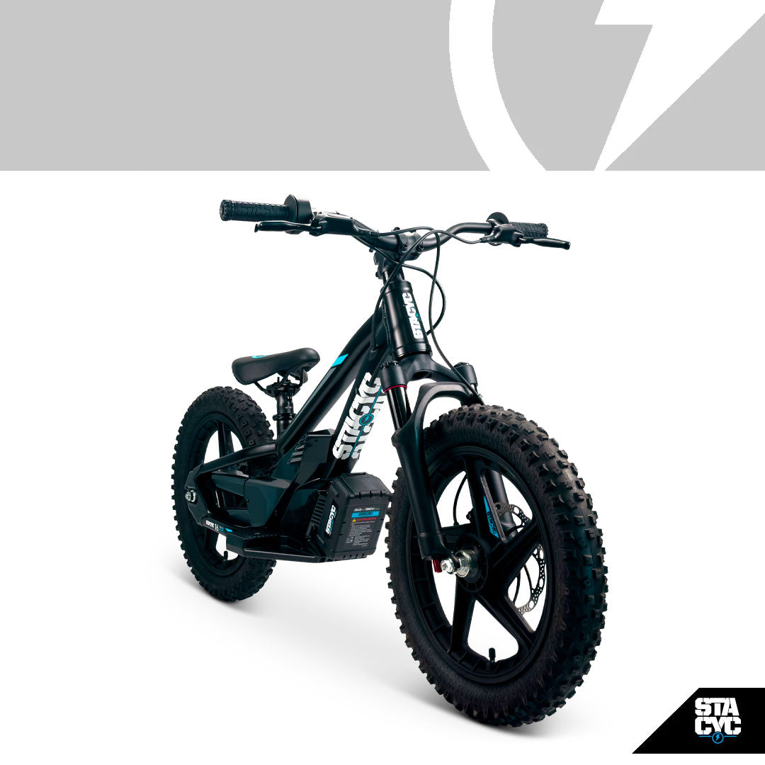 STACYC Brushless 16eDRIVE Elite Electric Balance Bike for Kids AES 6-8 Years Old