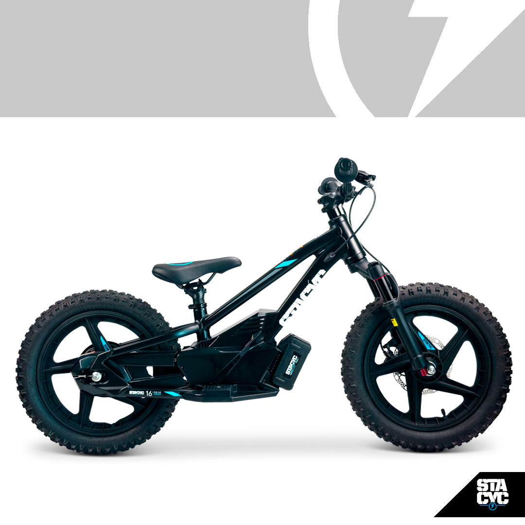 STACYC Brushless 16eDRIVE Elite Electric Balance Bike for Kids AES 6-8 Years Old