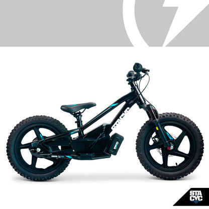 STACYC Brushless 16eDRIVE Elite Electric Balance Bike for Kids AES 6-8 Years Old