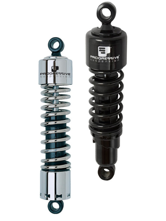 Progressive Harley 412 Series Shocks 13.0in - Black