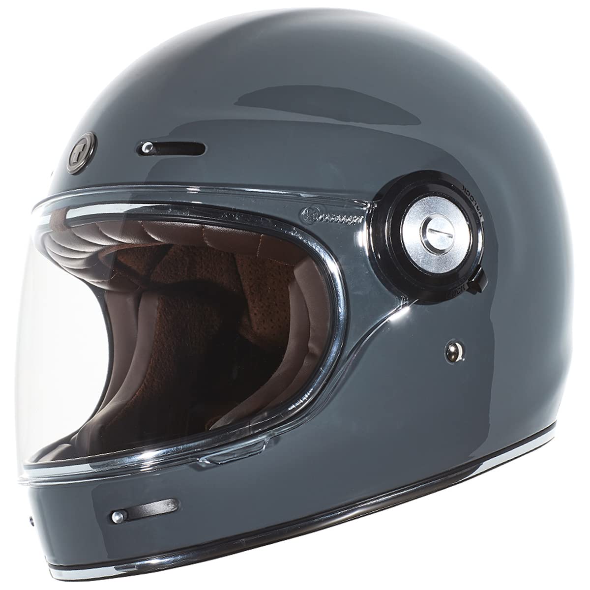 TORC Newport Full Face Helmet (Gloss Grey)