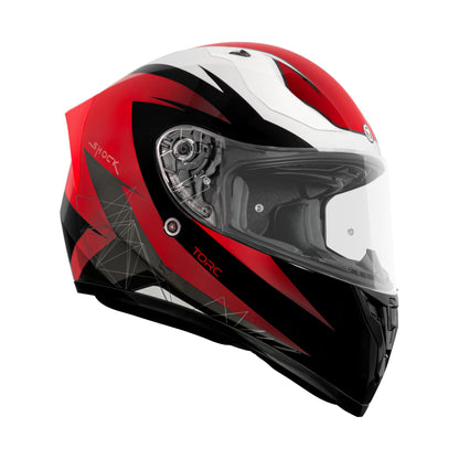 TORC T15 Full Face Helmet (Shock Fluo Red)