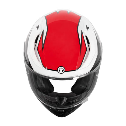 TORC T15 Full Face Helmet (Shock Fluo Red)