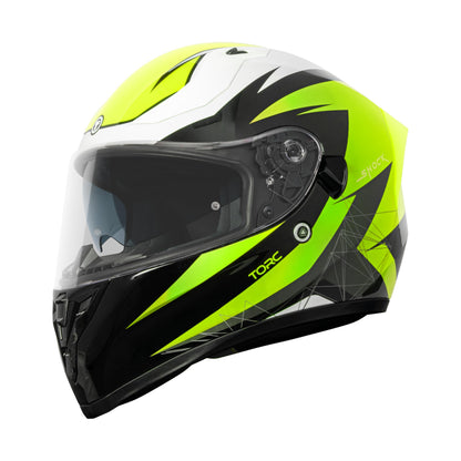 TORC T15 Full Face Helmet (Shock Fluo Yellow)
