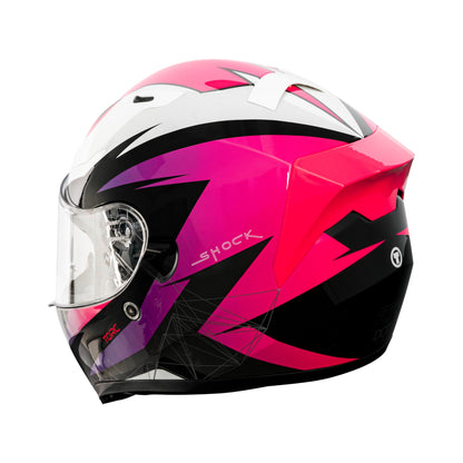 TORC T15 Full Face Helmet (Shock Fluo Fuxia)