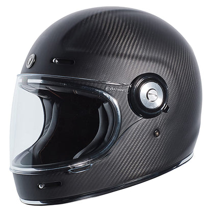 TORC Newport Carbon Full Face Helmet (Flat Black Trans Carbon)