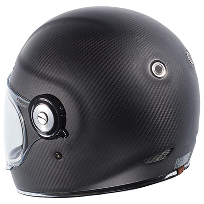 TORC Newport Carbon Full Face Helmet (Flat Black Trans Carbon)
