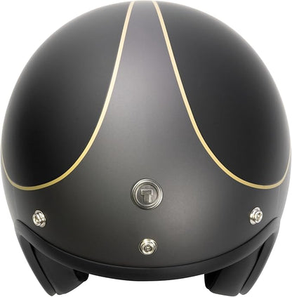 TORC Del Mar 3/4 Open Face Helmet (Hardy Black)