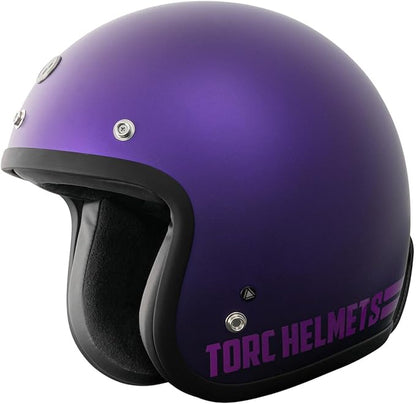TORC Del Mar 3/4 Open Face Helmet (Cali Purple)