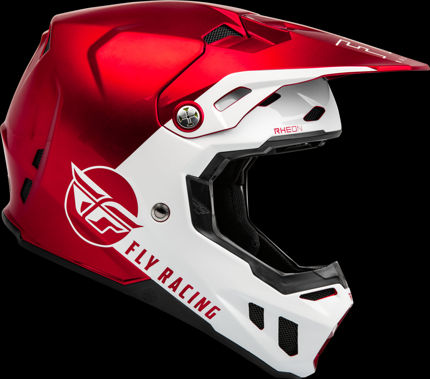 Fly Racing Formula CC Driver Helmet (Metallic Red / White) - Youth Large