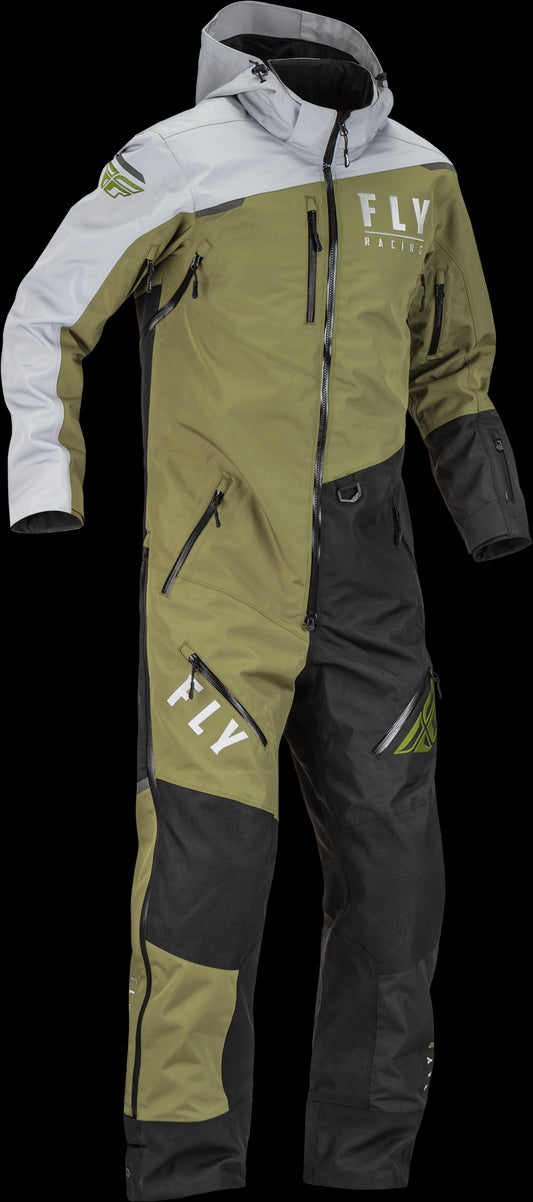 Fly Racing Cobalt Shell Monosuit (Olive / Grey) - Small