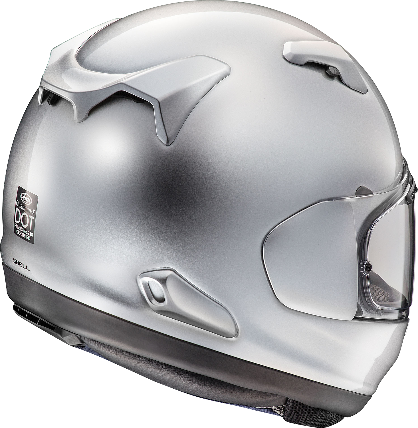 ARAI HELMETS Quantum-X Helmet - Aluminum Silver - Large 0101-15715