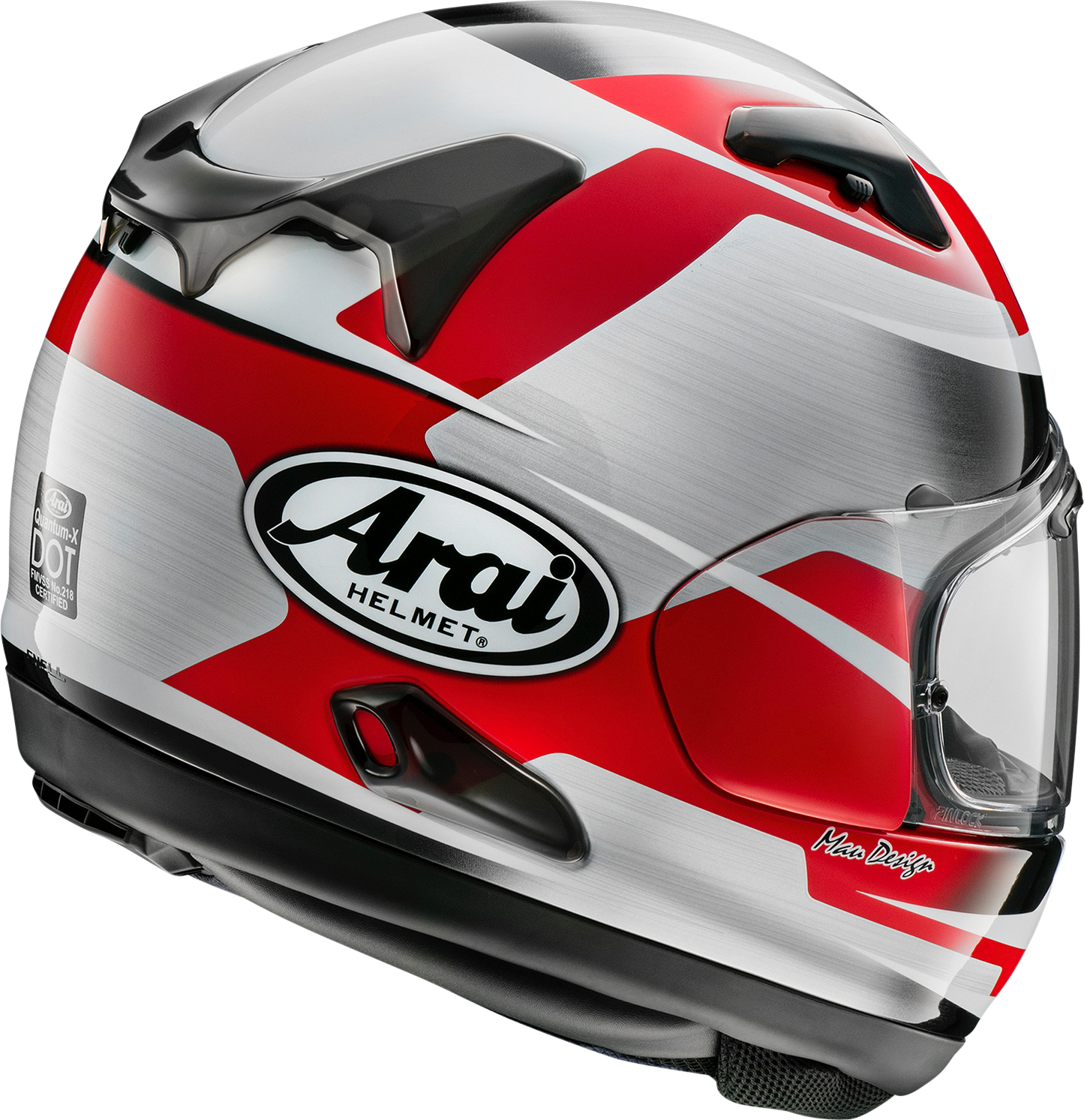 ARAI HELMETS Quantum-X Helmet - Steel - Red - Small 0101-15737