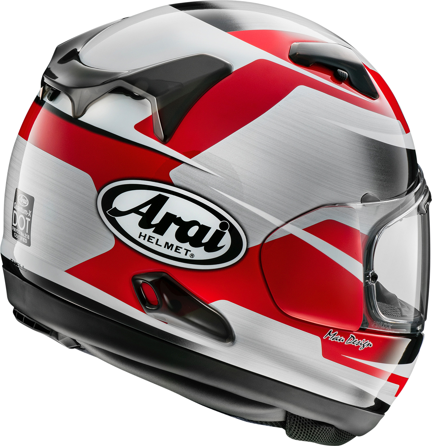 ARAI HELMETS Quantum-X Helmet - Steel - Red - Small 0101-15737