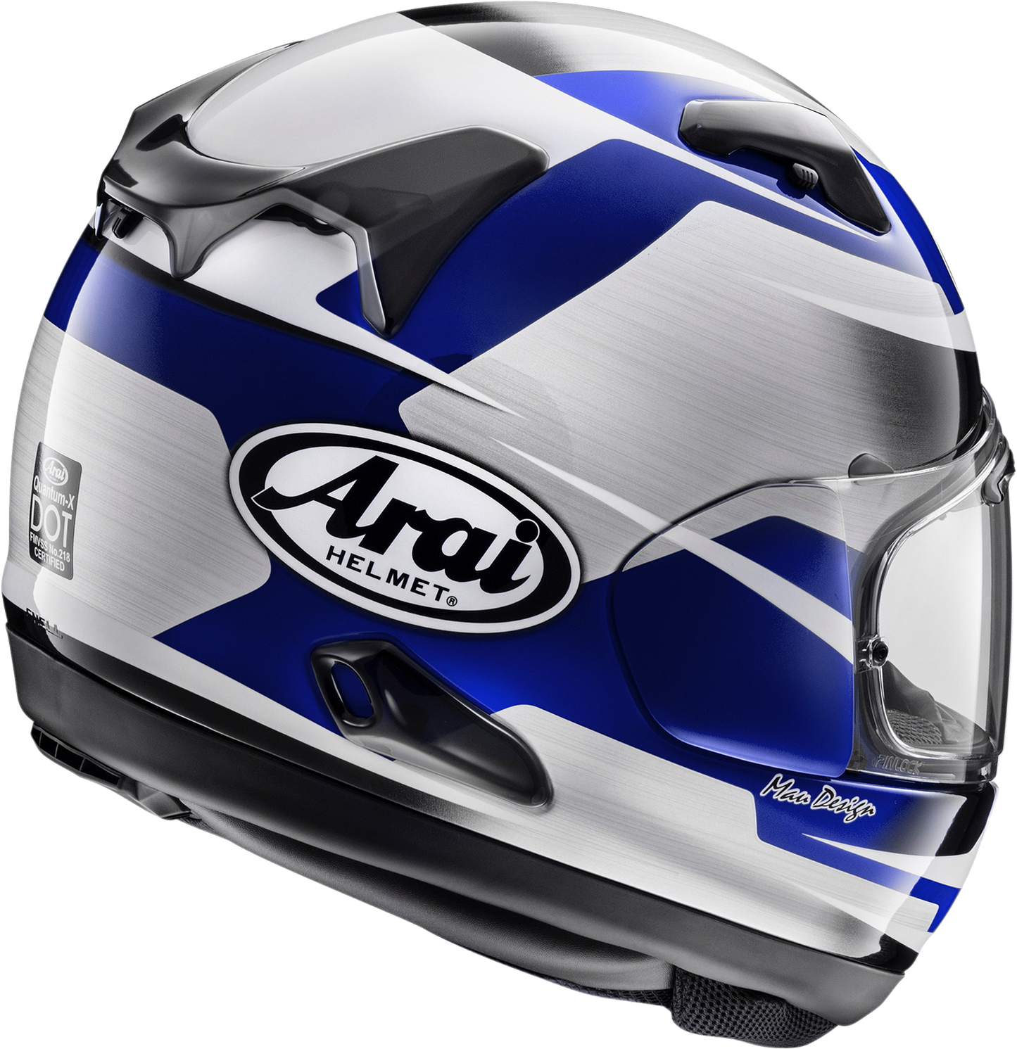 ARAI HELMETS Quantum-X Helmet - Steel - Blue - Small 0101-15743