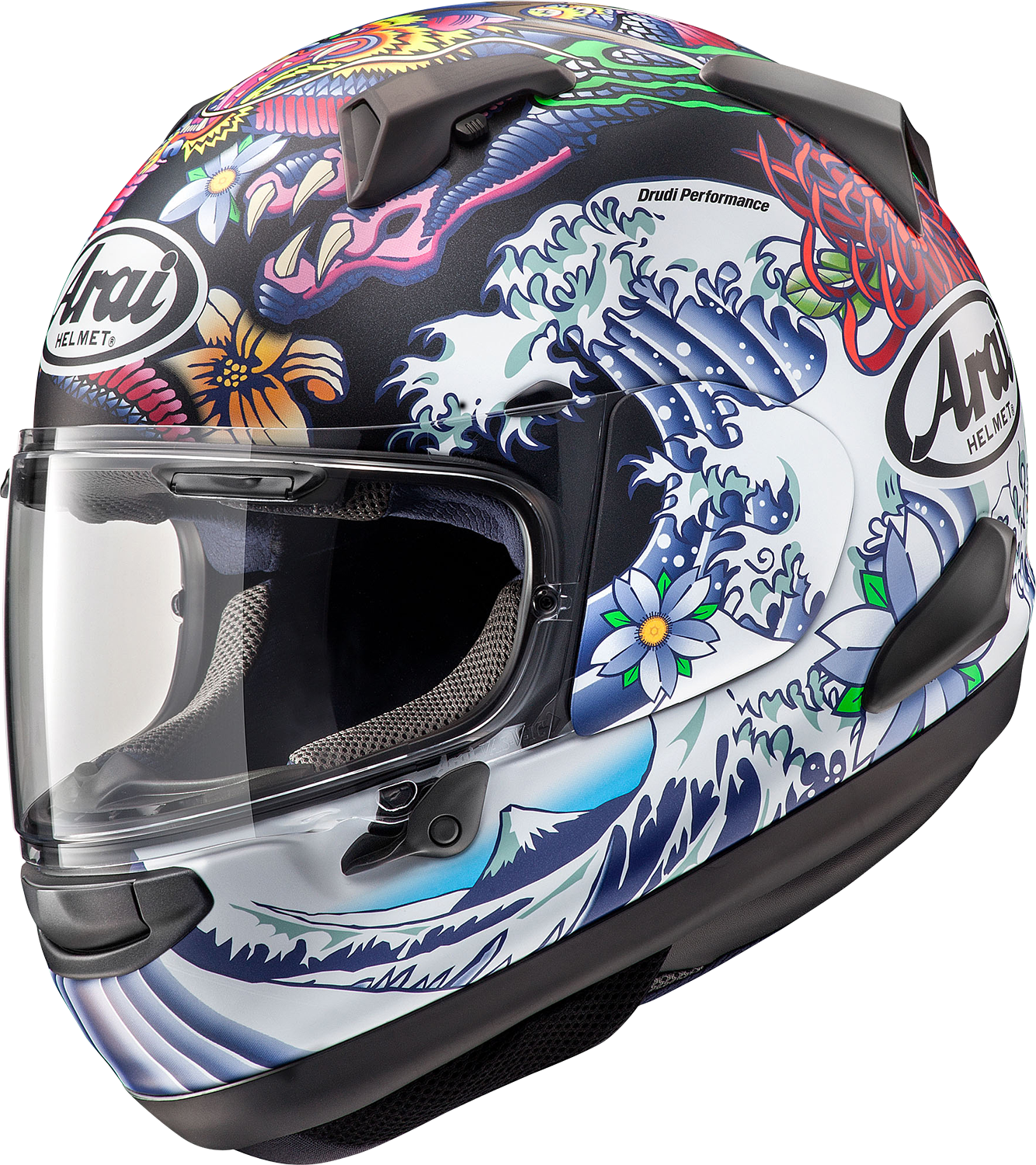 ARAI HELMETS Quantum-X Helmet - Oriental - Black Frost - Large 0101-15751