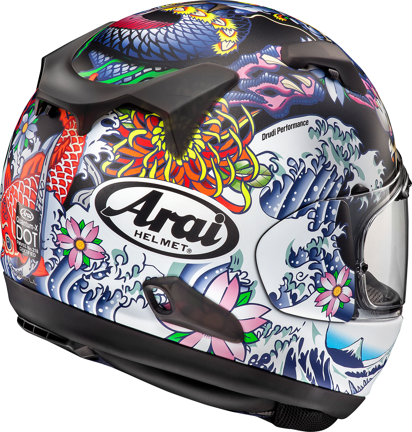 ARAI HELMETS Quantum-X Helmet - Oriental - Black Frost - Large 0101-15751