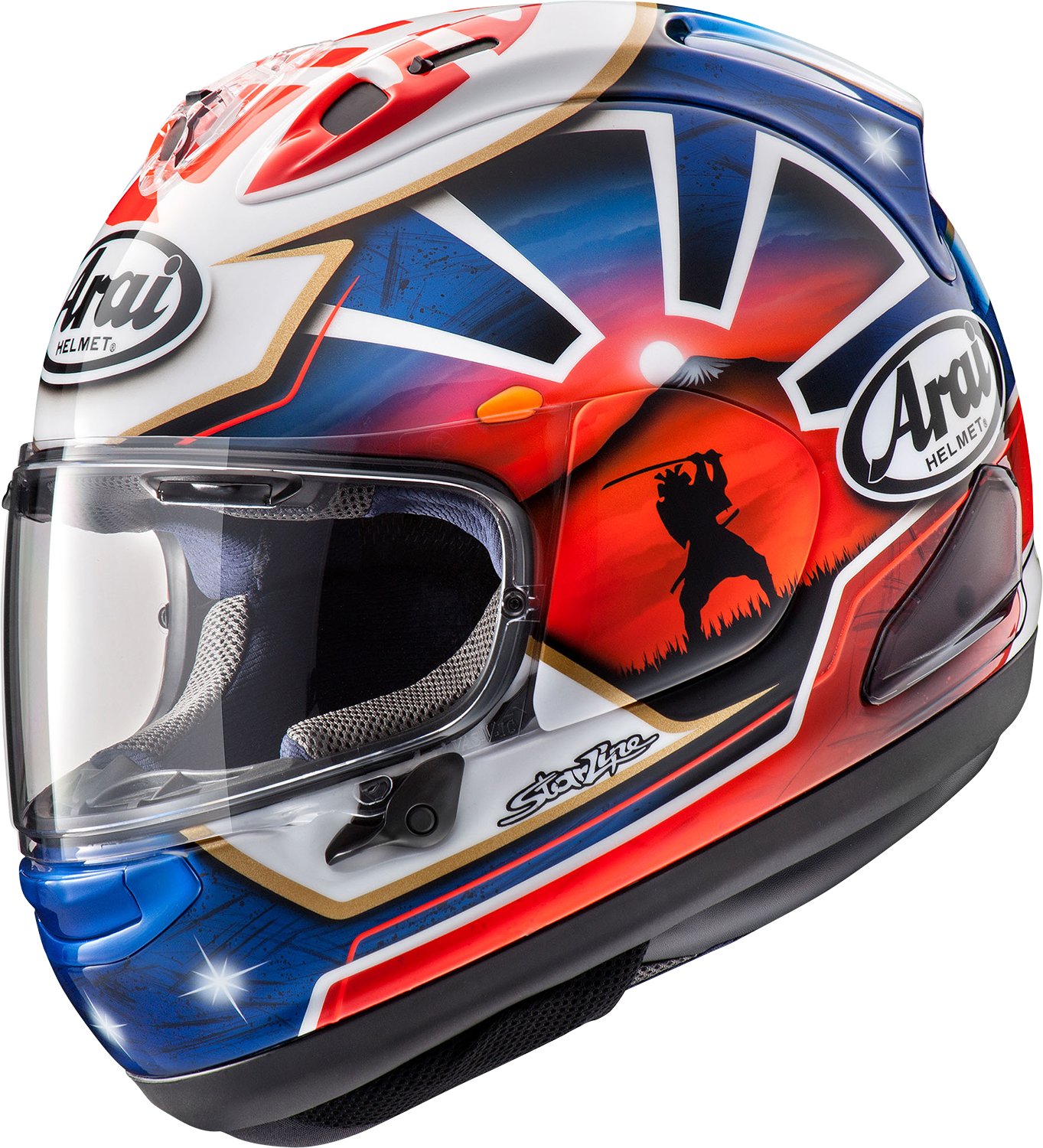 ARAI HELMETS Corsair-X Helmet - Dani Samurai-2 - Blue - XS 0101-15773