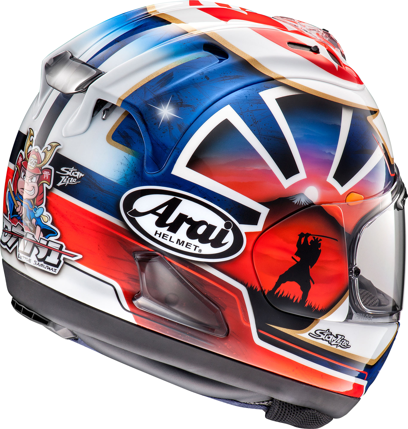 ARAI HELMETS Corsair-X Helmet - Dani Samurai-2 - Blue - XS 0101-15773