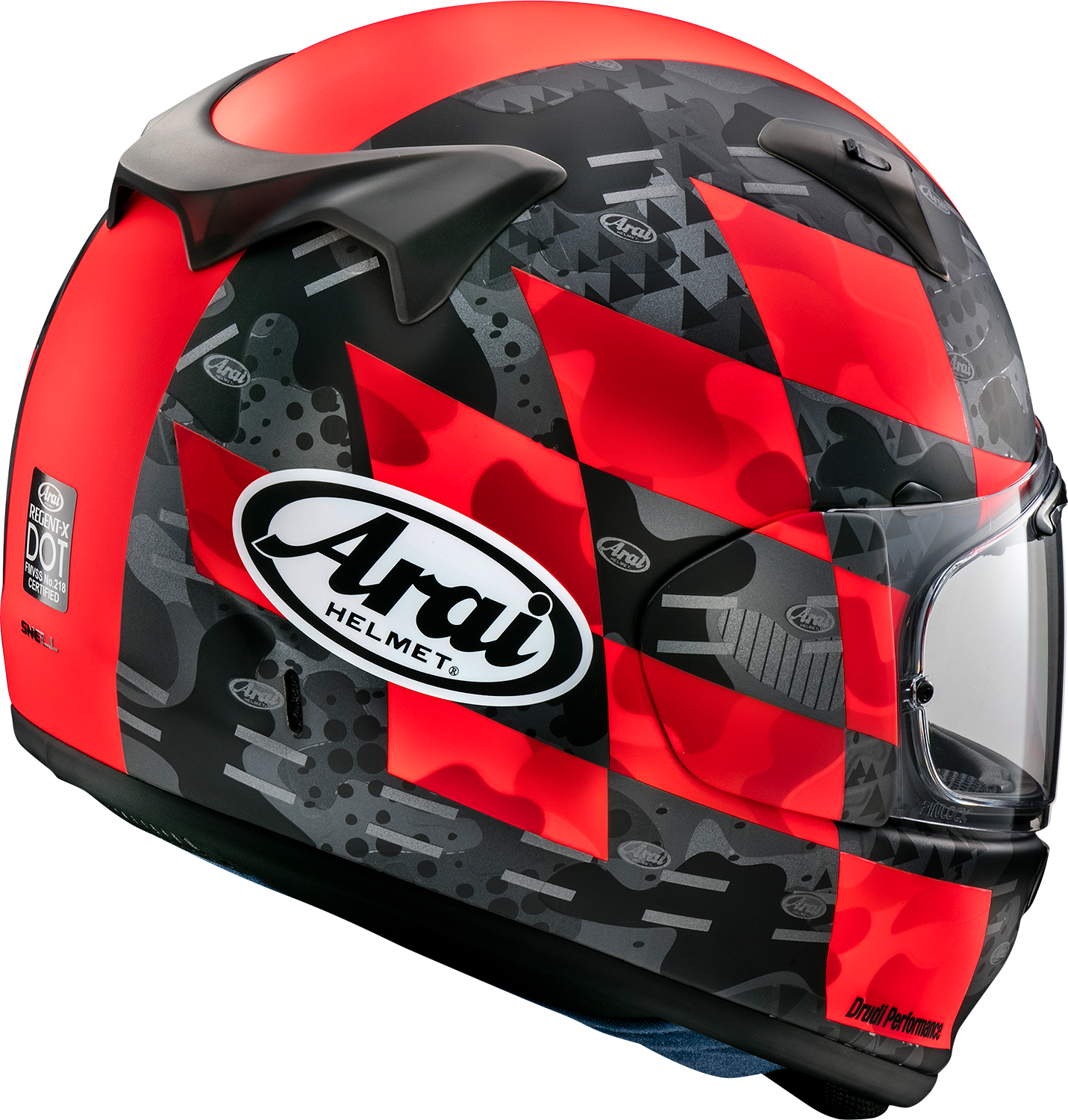 ARAI HELMETS Regent-X Helmet - Patch - Red Frost - Small 0101-15834