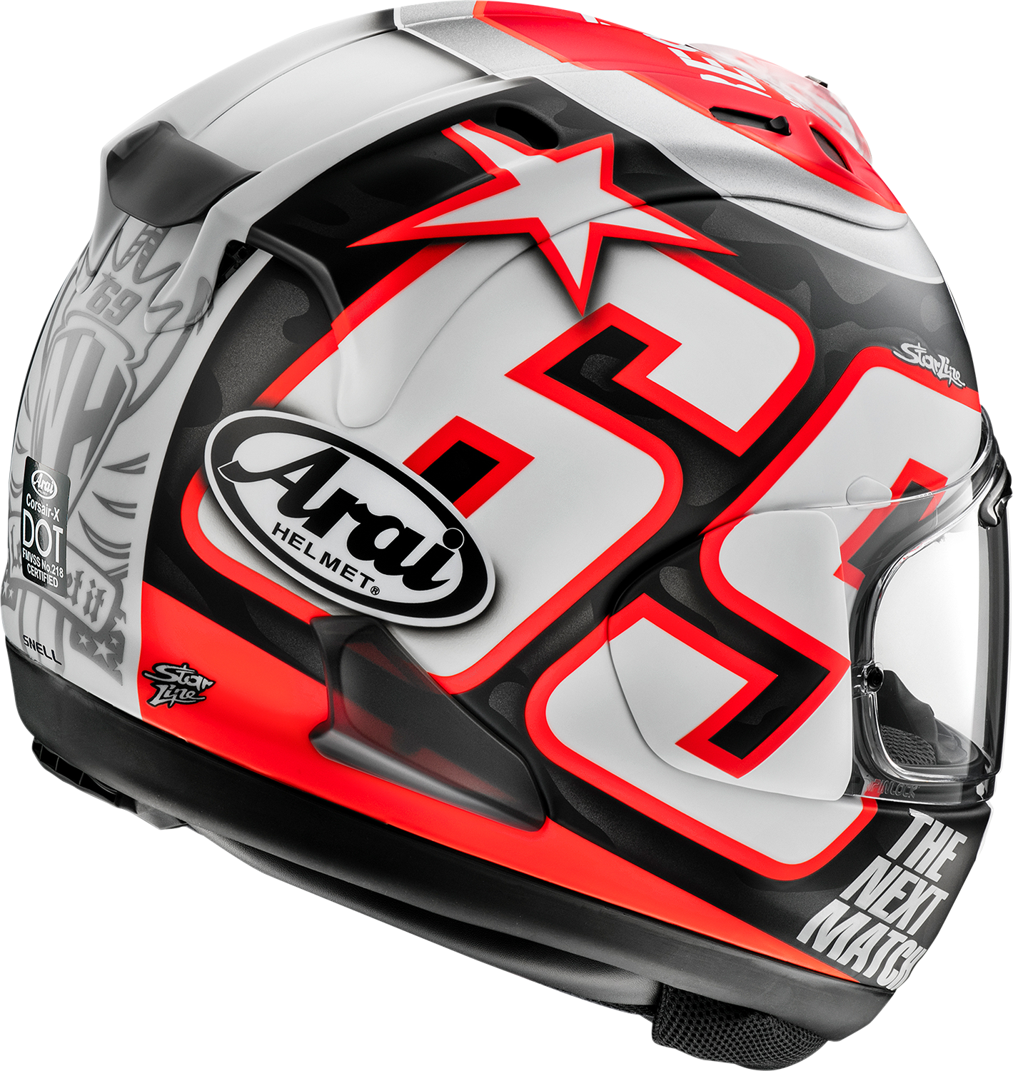 ARAI HELMETS Corsair-X Helmet - Nicky Reset - Frost - Small 0101-15896