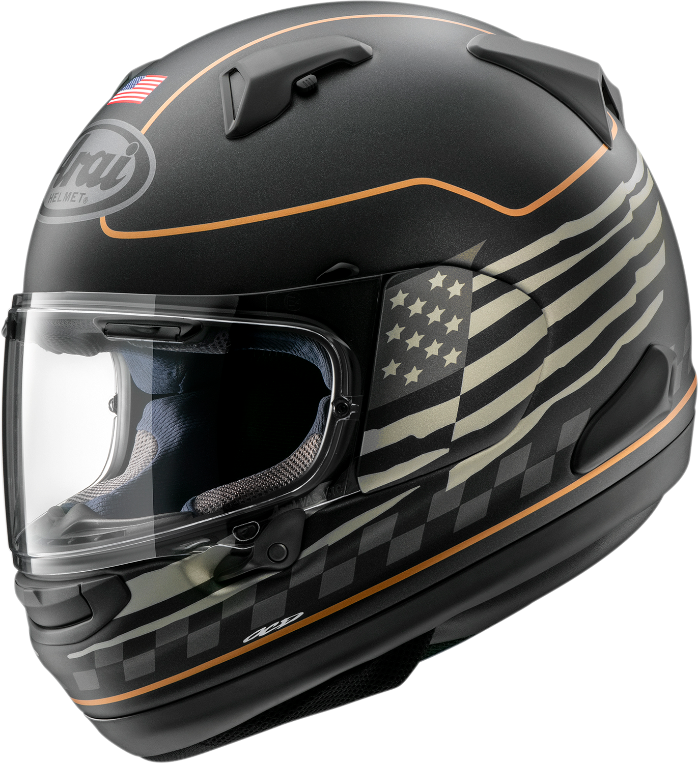 ARAI HELMETS Signet-X Helmet - US Flag - Black Frost - Small 0101-15954