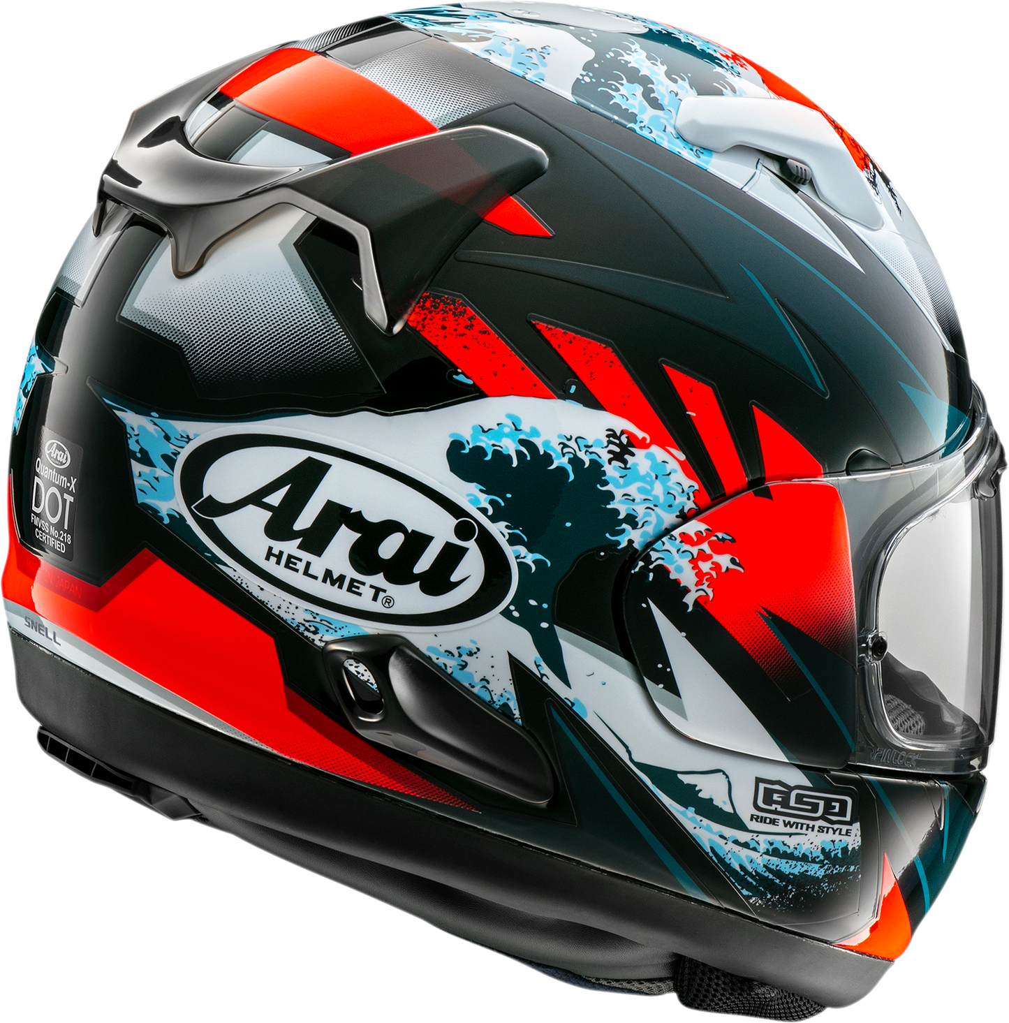 ARAI HELMETS Quantum-X Helmet - Wave - Medium 0101-16006