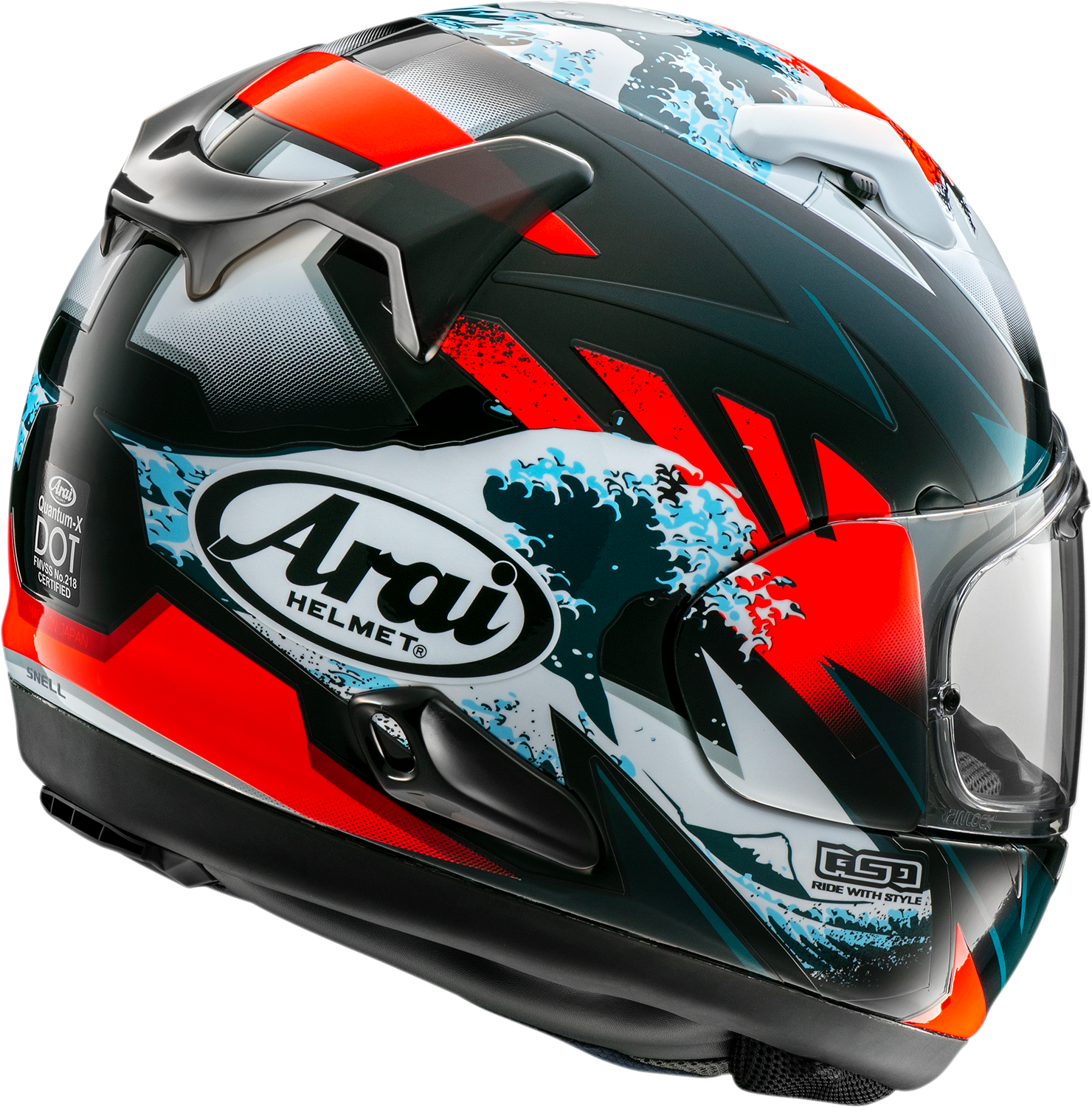 ARAI HELMETS Quantum-X Helmet - Wave - Medium 0101-16006