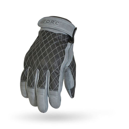 TORC Del Rey Motorcycle Gloves (Grey)