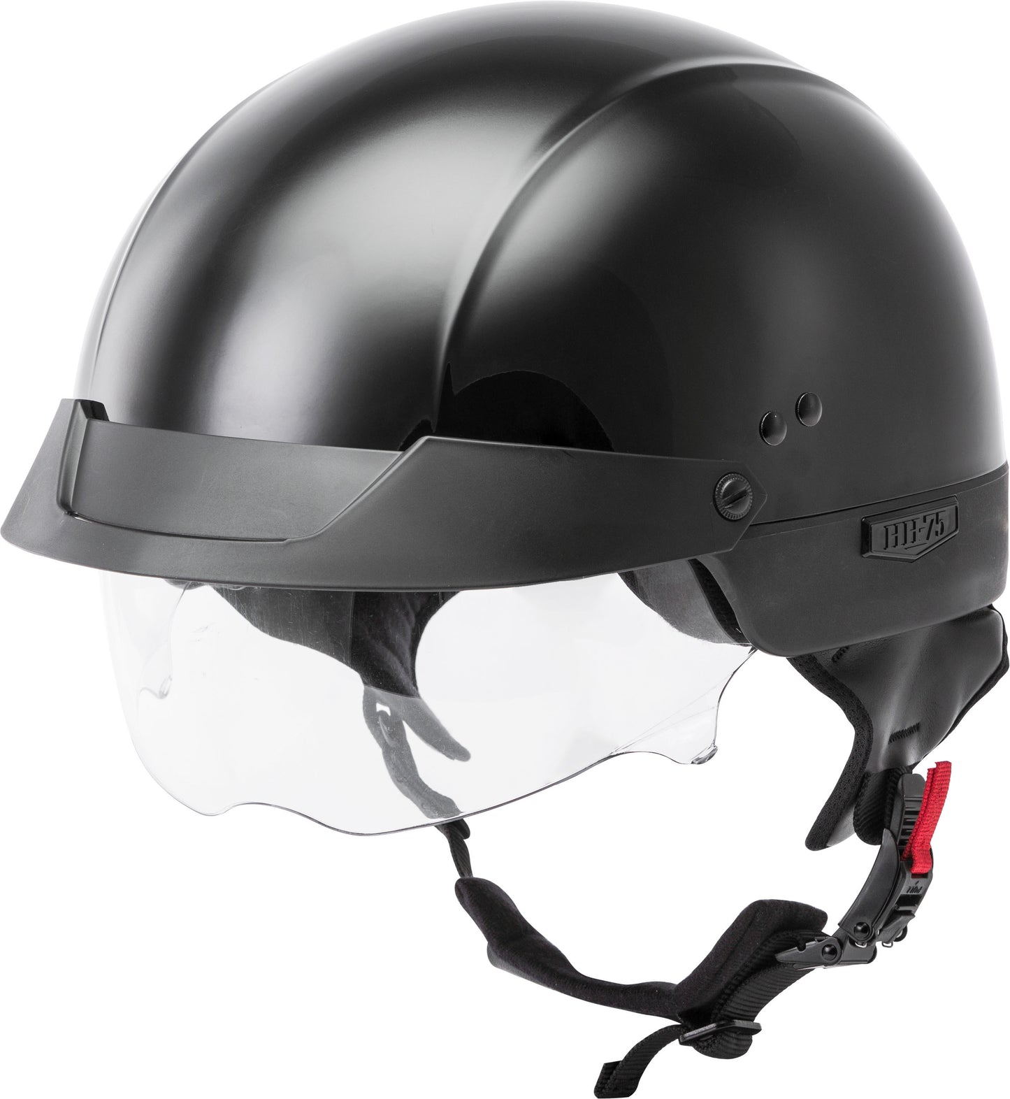 GMAX HH-75 Half Helmet (Black)