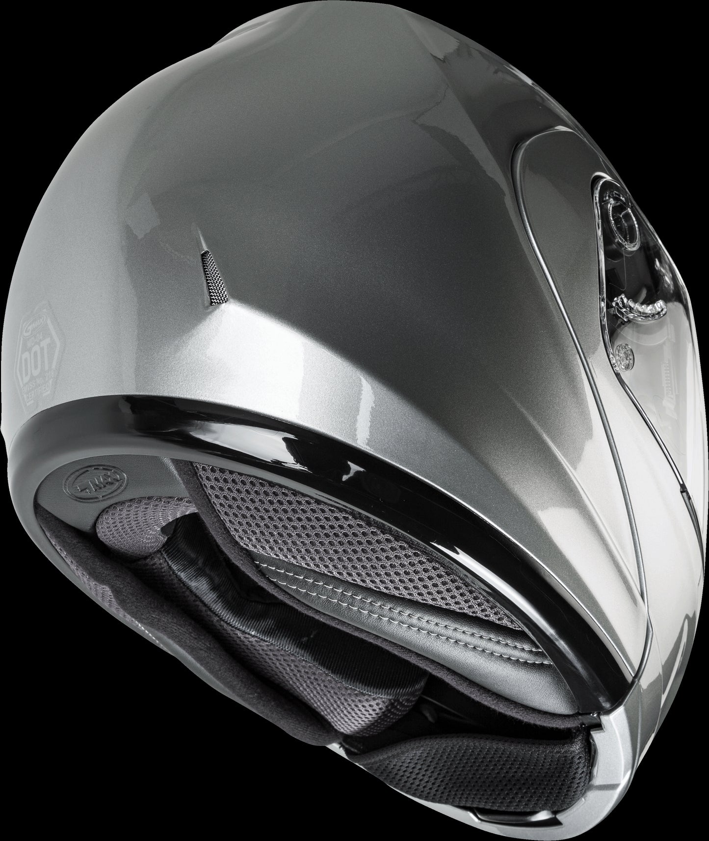 GMAX MD-04 Modular Helmet (Metallic Silver) - Small