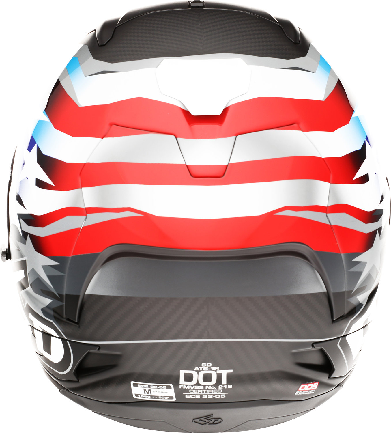 6D HELMETS ATS-1R Helmet - Patriot - Red/White/Blue - Large 30-0697